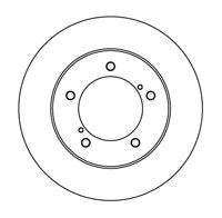 NF PARTS Тормозной диск 205210NF